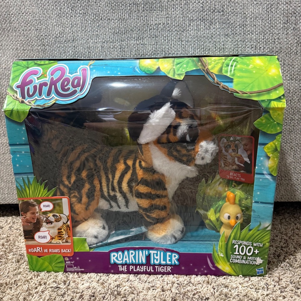 FurReal‎ Friends Roarin Tyler the Playful Tiger Interactive Plush Toy B9071 NEW